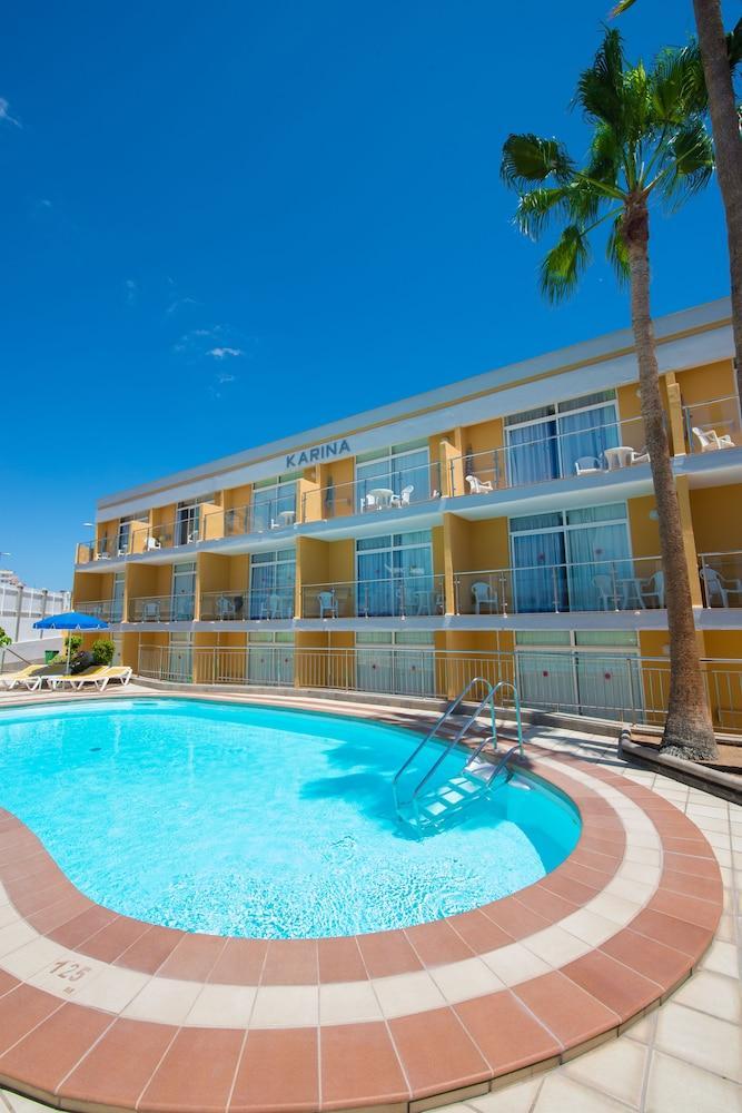 Apartamentos Karina ปลายา เดล อิงเกลส ภายนอก รูปภาพ