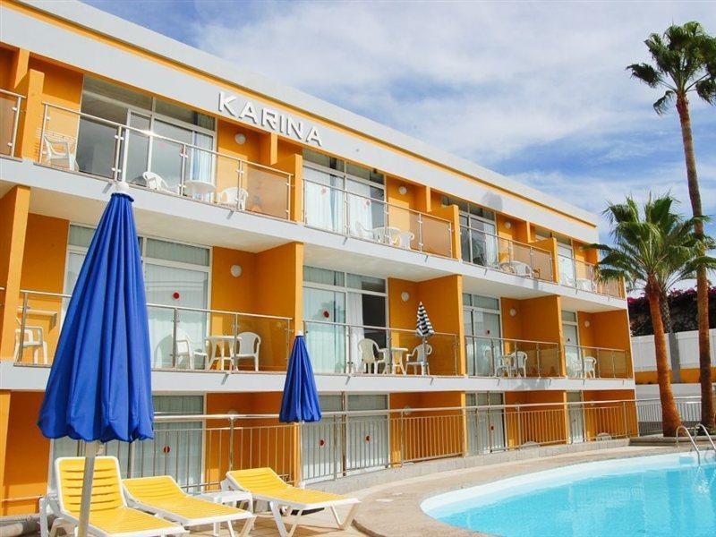 Apartamentos Karina ปลายา เดล อิงเกลส ภายนอก รูปภาพ