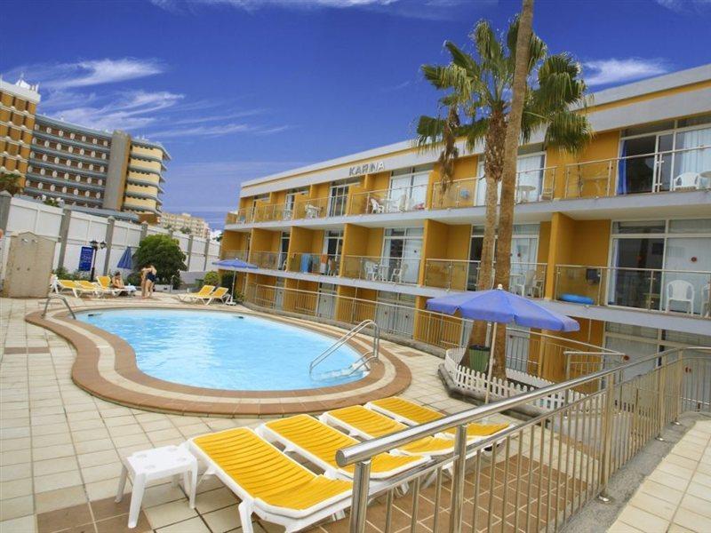 Apartamentos Karina ปลายา เดล อิงเกลส ภายนอก รูปภาพ
